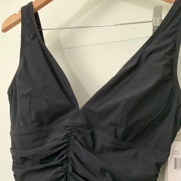 Contours by Coco Reef V-Neck Bra Sized Underwire One Piece Sz 16 / 40D - Picture 12 of 13